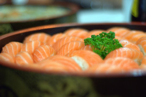 Sushis rapide de saumon poivrés